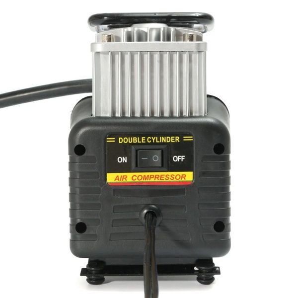 Автомобільний компресор двопоршневий 12V Air Compressor 628-4x4 + сумка / Потужний повітряний насос 234571292 фото