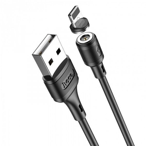 Магнитный кабель USB-Lightning 1м 2.4А X52 / Зарядный шнур для смартфона / Зарядный кабель 234581839 фото
