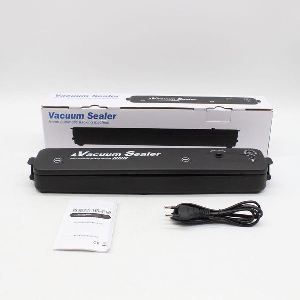 Кухонный вакуумный упаковщик продуктов питания Vacuum Sealer, Черный / Вакууматор 23456246501 фото