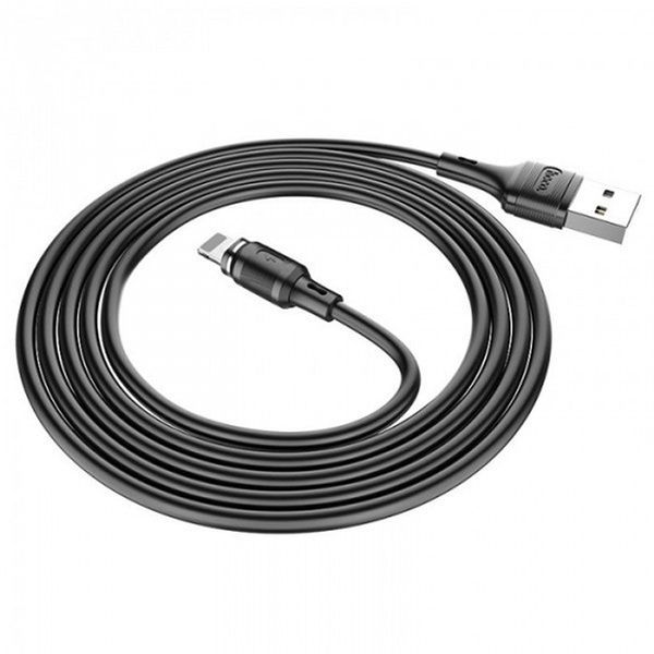 Магнитный кабель USB-Lightning 1м 2.4А X52 / Зарядный шнур для смартфона / Зарядный кабель 234581839 фото