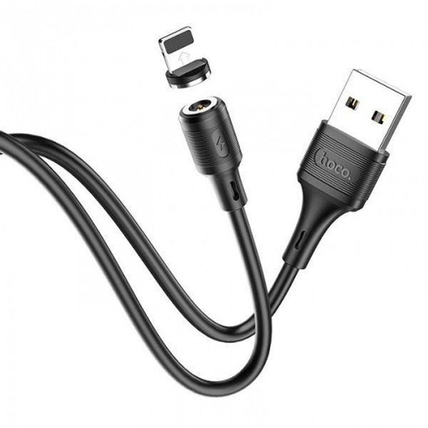 Магнитный кабель USB-Lightning 1м 2.4А X52 / Зарядный шнур для смартфона / Зарядный кабель 234581839 фото