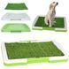 Лоток з імітацією трави (46х33х6 см) для собак Puppy Potty Pad / Відкритий трирівневий туалет для тварин 234564860 фото 1